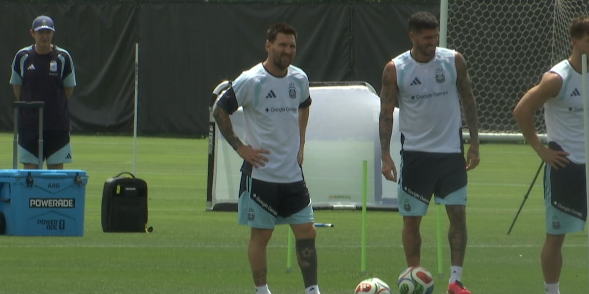World's Top-Ranked Argentina Trains in Kansas City as World Cup Opener Nears