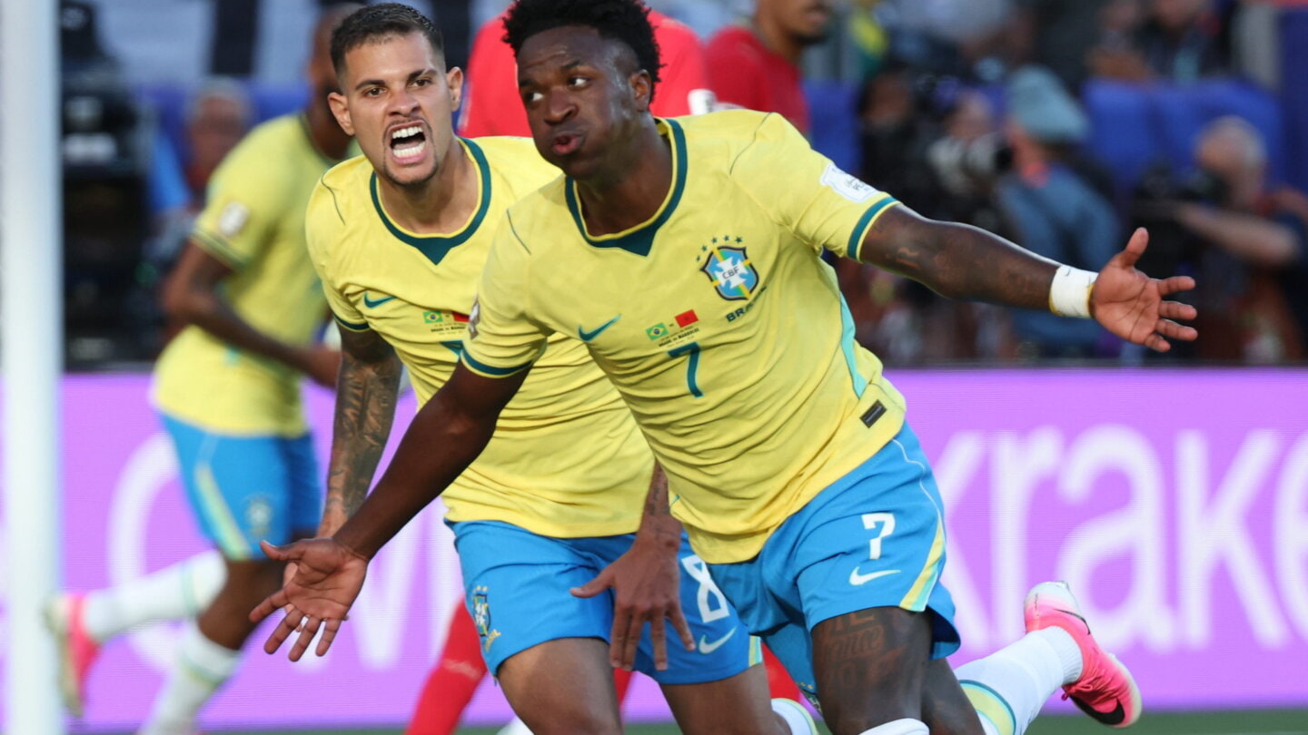 Brazil and Morocco finish 1-1 on June 13, 2026