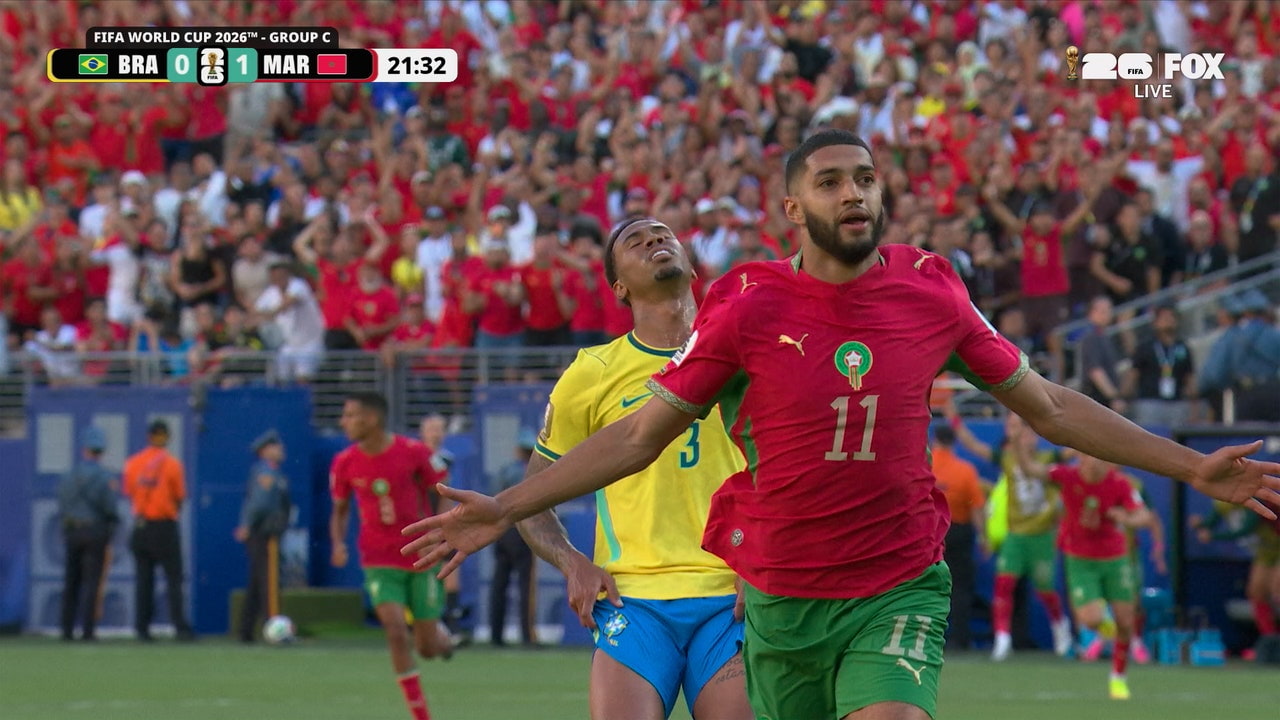 Ismael Saibari Chips Over Keeper to Put Morocco Ahead of Brazil at 2026 World Cup