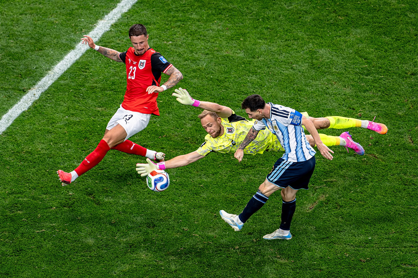 Lionel Messi Sets Men's World Cup Goals Record With 18 After Two Goals Against Austria