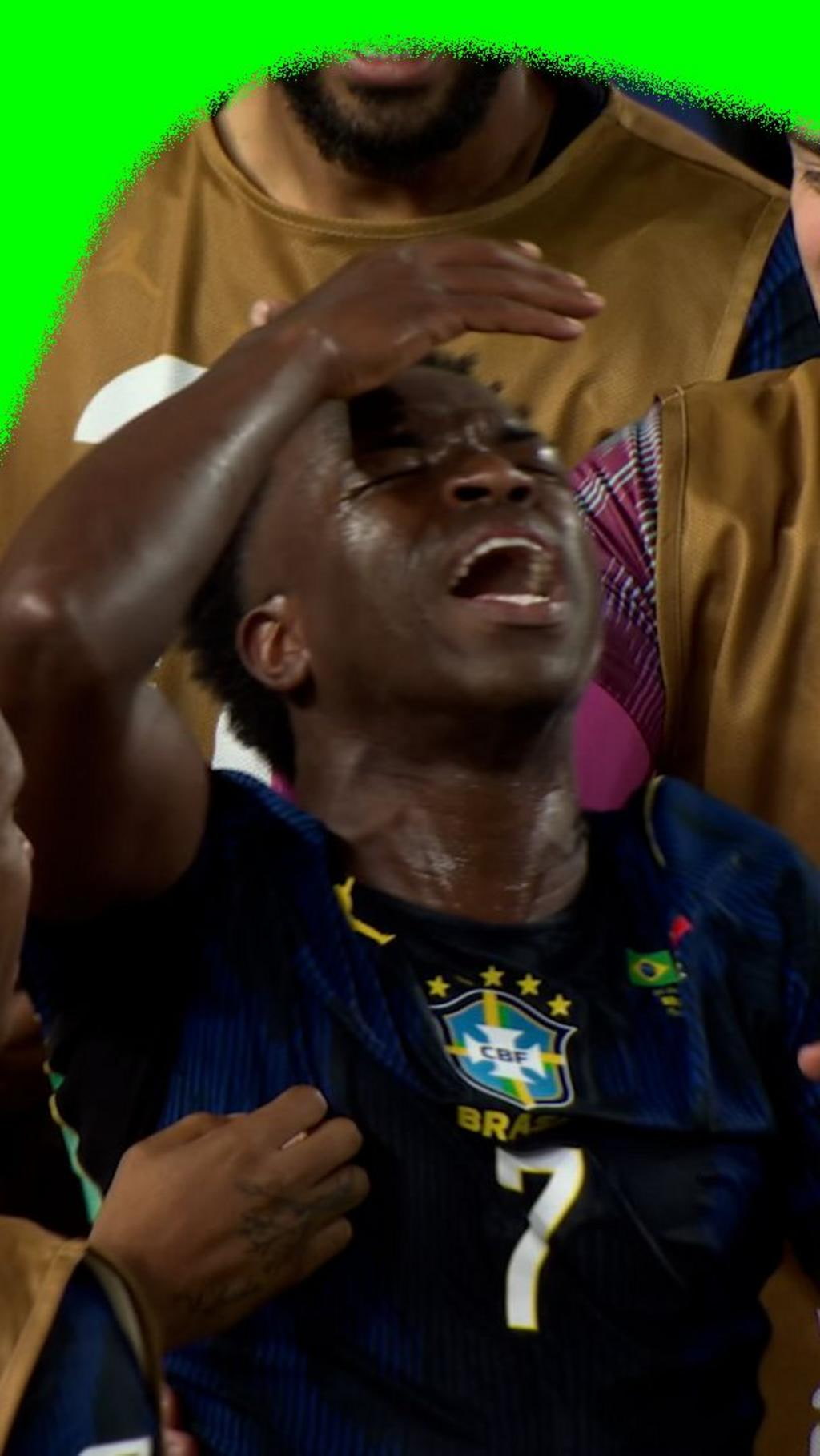Vinicius Jr Has Hair Pulled During Goal Celebration in Brazil vs Haiti World Cup Clip