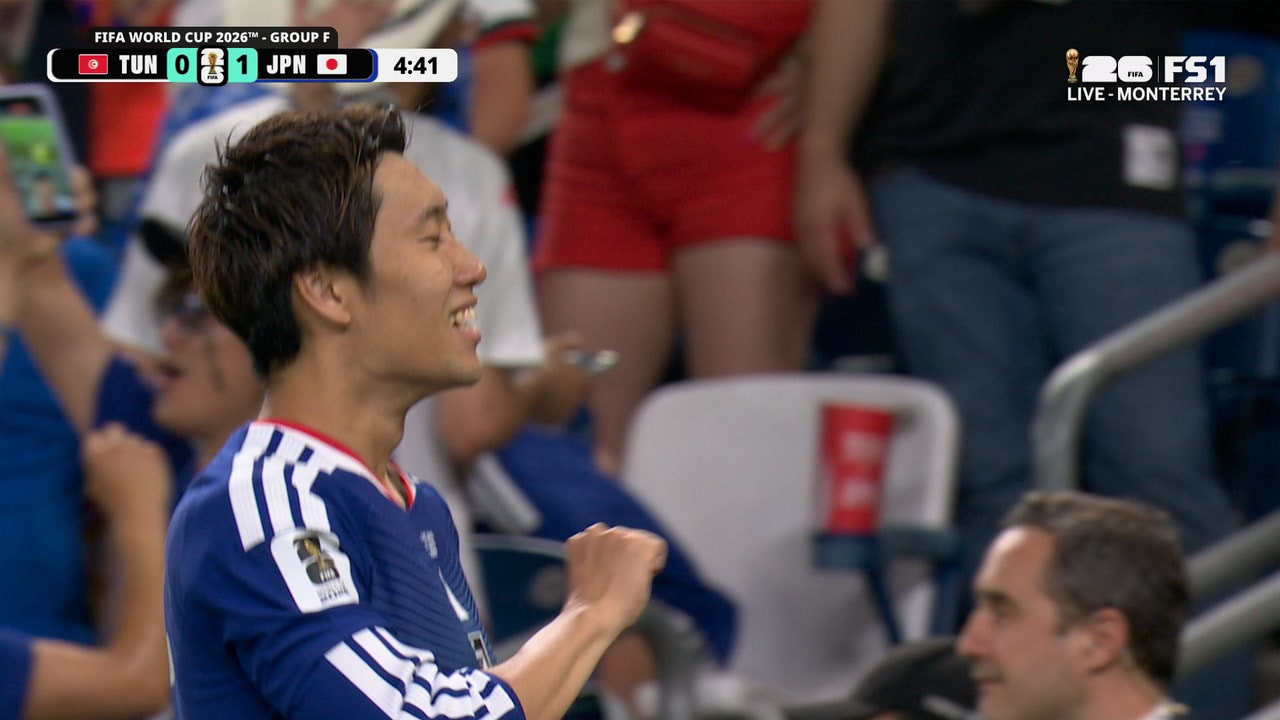 Daichi Kamada Puts Japan Ahead Early Against Tunisia at 2026 FIFA World Cup
