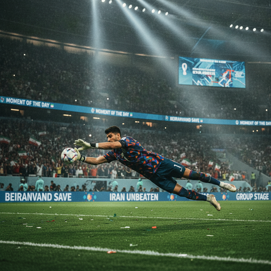 FIFA World Cup 2026 Moment of the Day: Beiranvand Save Keeps Iran Unbeaten