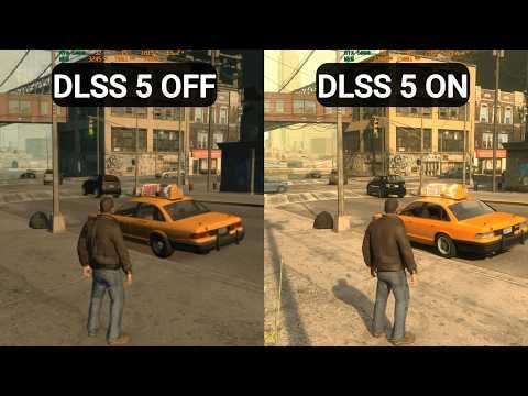 GTA IV DLSS 5 On vs Off Graphics Comparison Surfaces Online