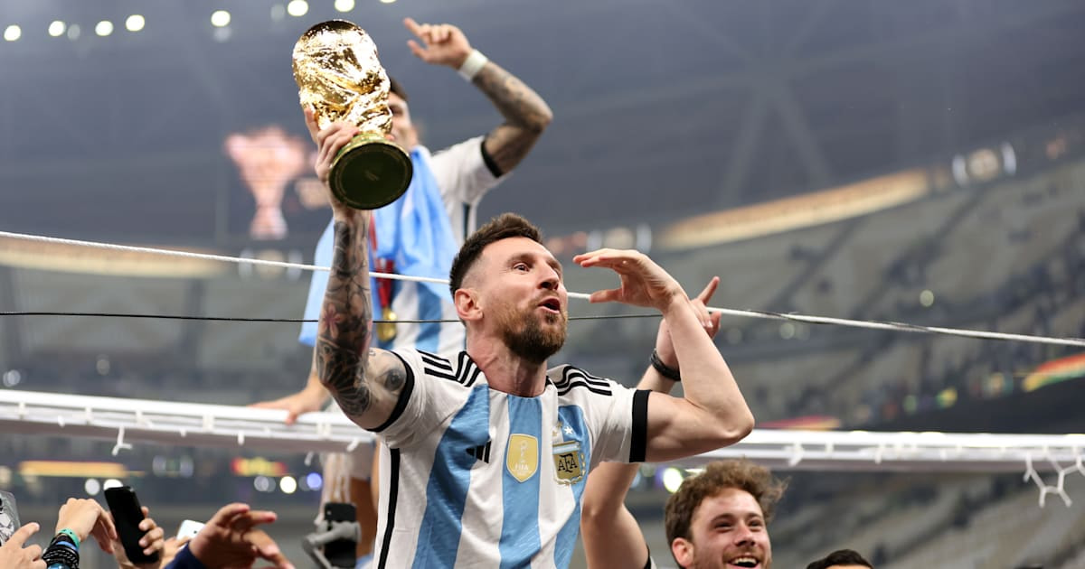 Messi Social Post Highlights First Game, Seven Records, Argentina at 11% to Repeat