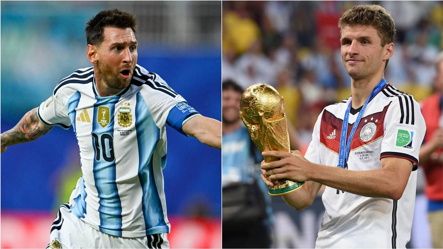 Muller Sends Two-Word Message After Messi Ties World Cup Goal Record
