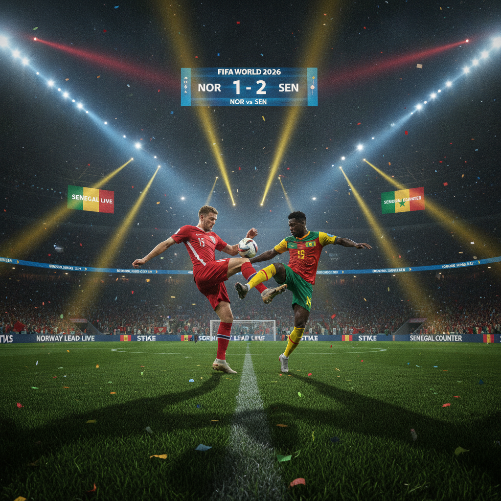 Norway vs Senegal Live: Norway Lead Cut in Half as Senegal Counter