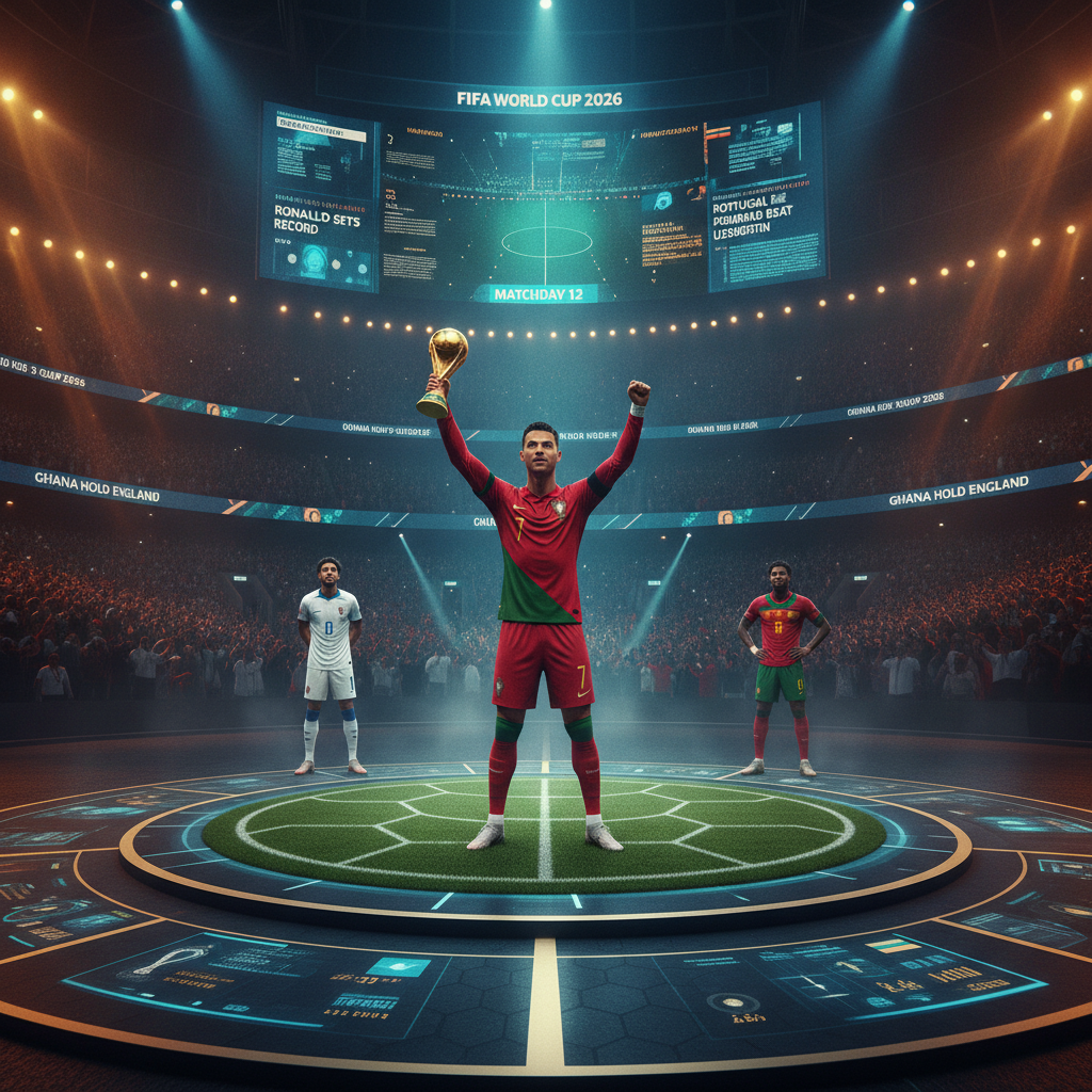 FIFA World Cup 2026 MD12 Recap: Ronaldo Sets Record as Portugal Beat Uzbekistan, Ghana Hold England, Croatia Edge Panama