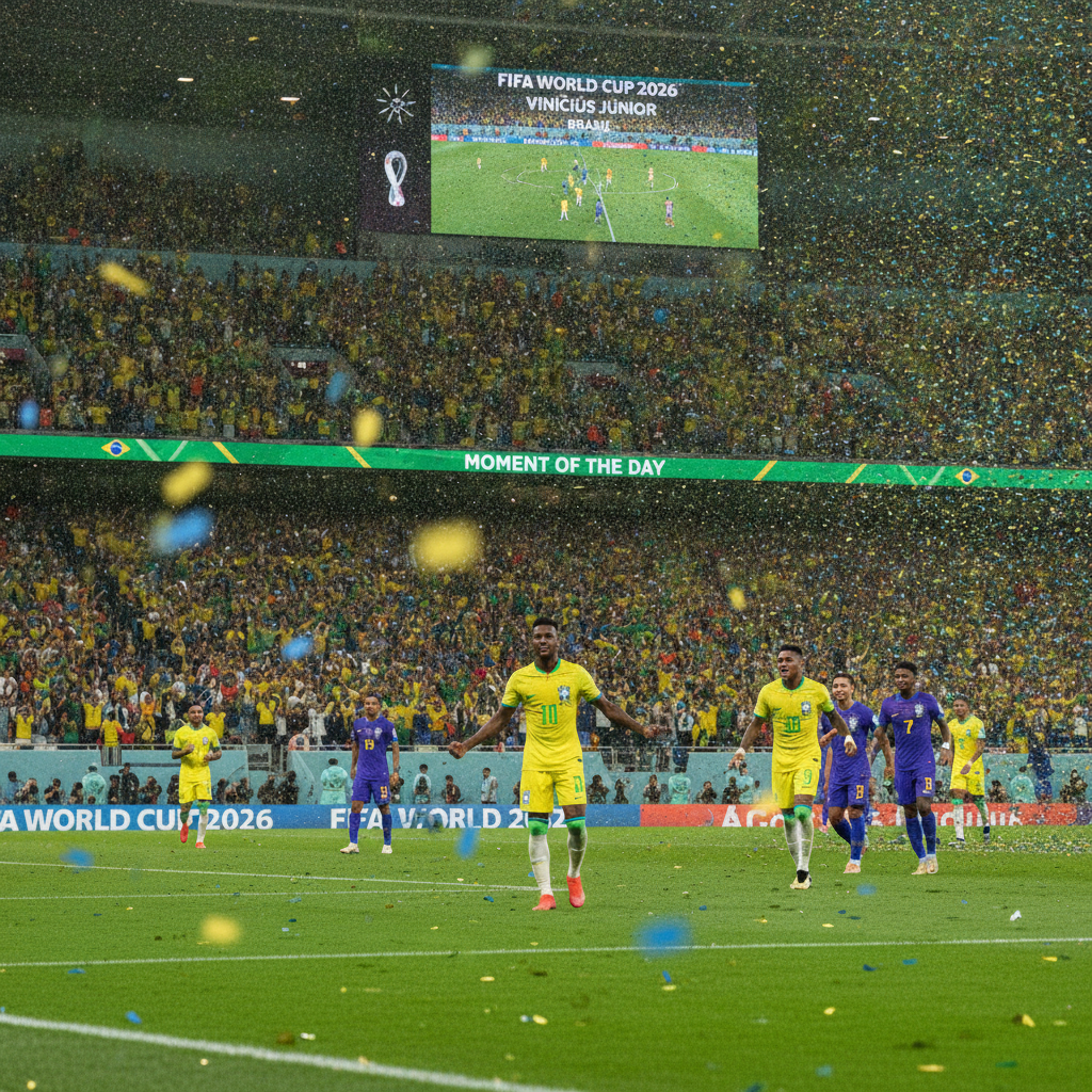 FIFA World Cup 2026 Moment of the Day: Vinícius Júnior Seizes the Day for Brazil