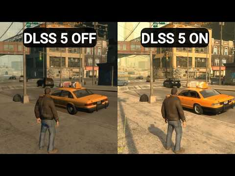 GTA IV DLSS 5 On vs Off Graphics Comparison Surfaces Online