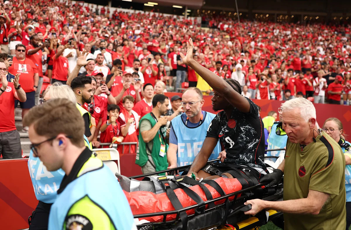 2026 World Cup: Canada's Ismaël Koné Stretchered Off With Potential Leg Injury
