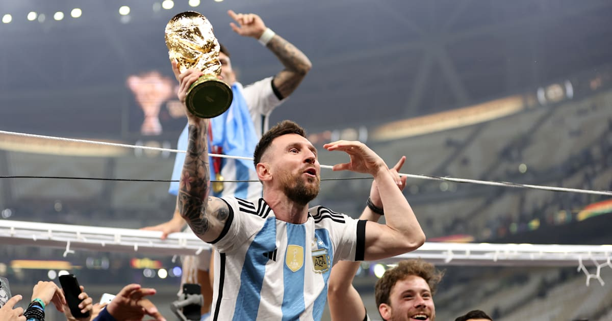 Messi Social Post Highlights First Game, Seven Records, Argentina at 11% to Repeat