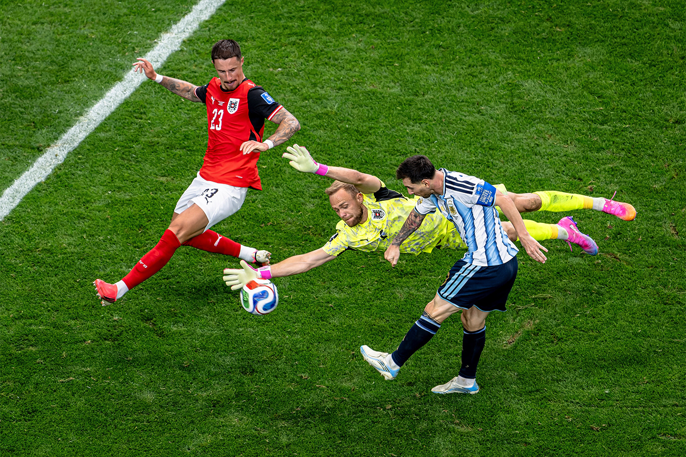 Lionel Messi Sets Men's World Cup Goals Record With 18 After Two Goals Against Austria
