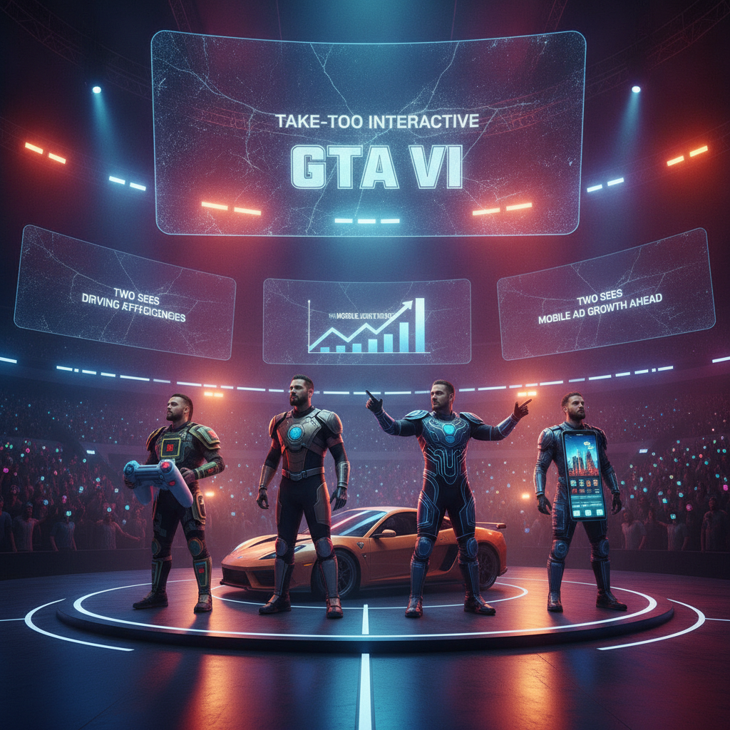 Take-Two Sees AI Driving Efficiencies, Mobile Ad Growth Ahead of GTA VI Launch