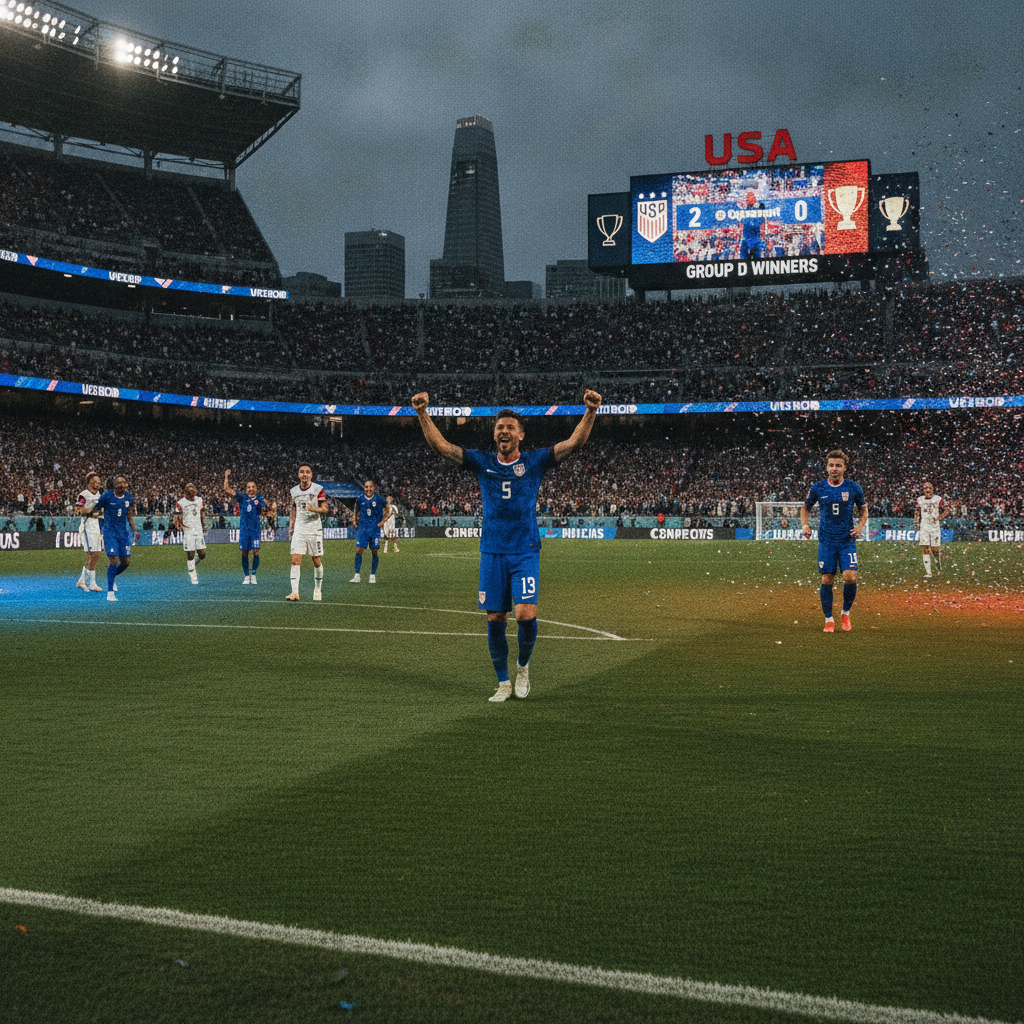 U.S. Wins Group D, Clinches Knockout Round Spot at 2026 World Cup