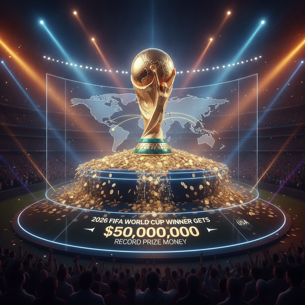 2026 FIFA World Cup Winner Gets $50 Million in Record Prize Money