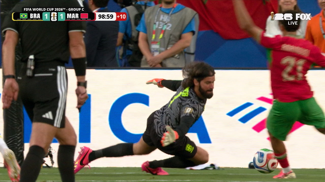 Alisson Becker Double Save Keeps Brazil Level With Morocco at 2026 World Cup