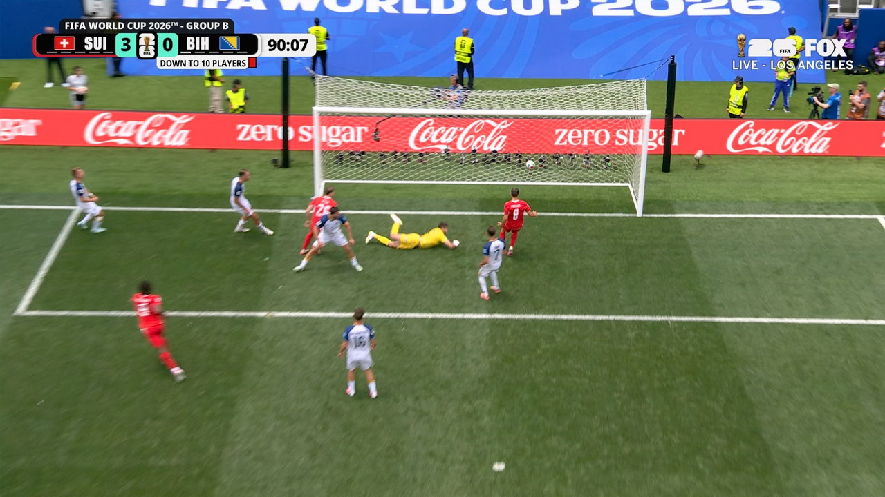 Johan Manzambi Scores Second Goal for Switzerland Brace vs Bosnia at 2026 World Cup