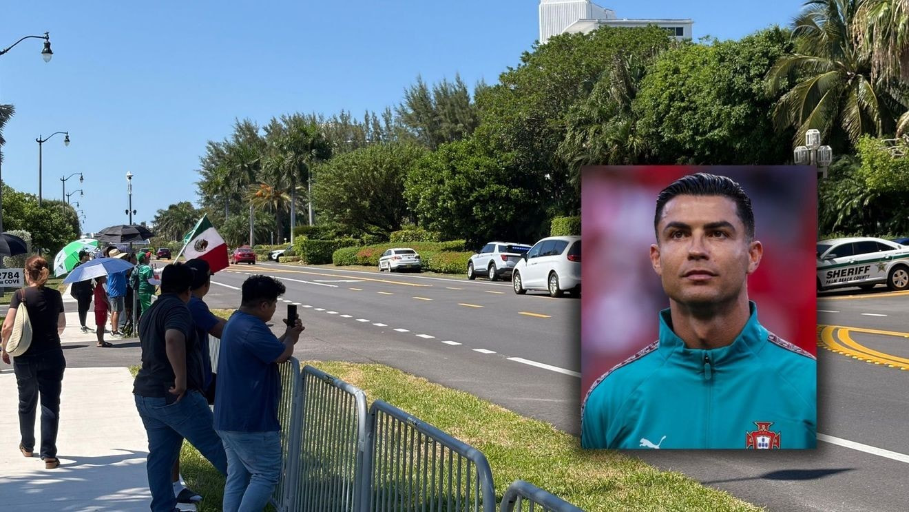World Cup Fans Gather Outside Palm Beach Resort Amid Ronaldo Rumors
